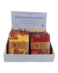 Oriental Garden Drawer Sachet Display Box of 30